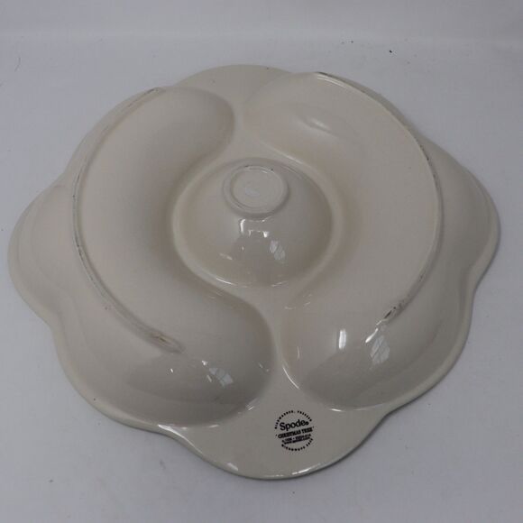 Spode Christmas Tree Chip And Dip Relish Vegetable And Dip Serving Tray 13” - Picture 2 of 3